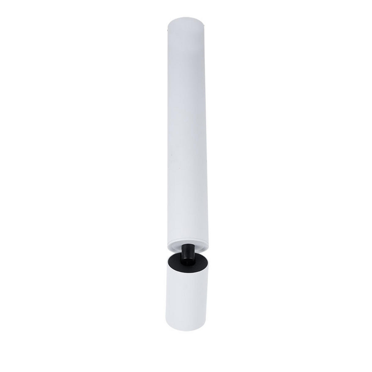 LED DECKENLEUCHTE Aluminium Weiß beweglicher Spot 2er Set - Weiß, Metall (4.5/4.5/38cm) - Globo Lighting