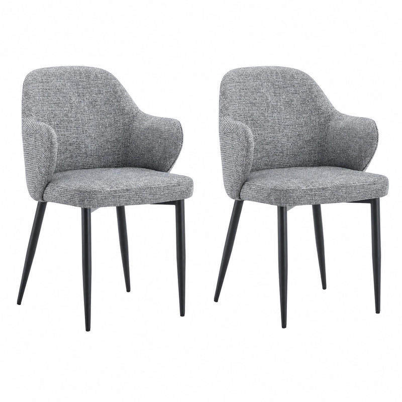 Meubliv Stuhl Dunkelgrau 56.5x83x53 cm