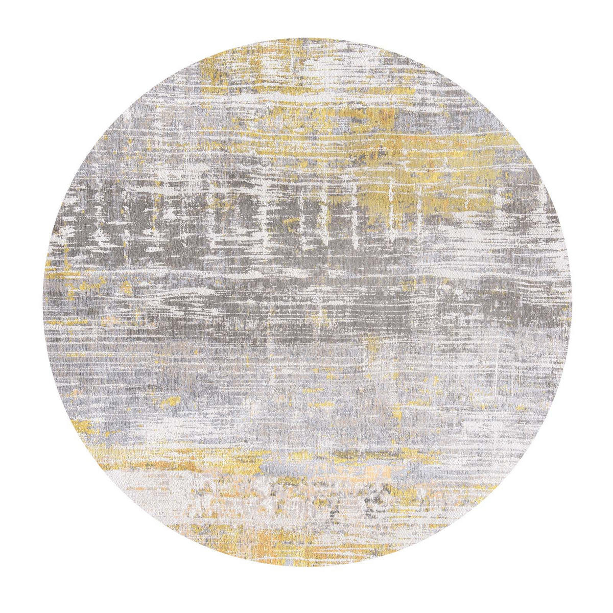 TEPPICH Sea Bright Sunn Atlantic 140/140 cm - Gelb, Textil (140/140cm) - Louis De Poortere