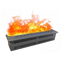 WASSERKAMIN zur Dekoration Schwarz Einfügemuster 3 L Tank - Schwarz, Metall (70/24/19cm) - Purline