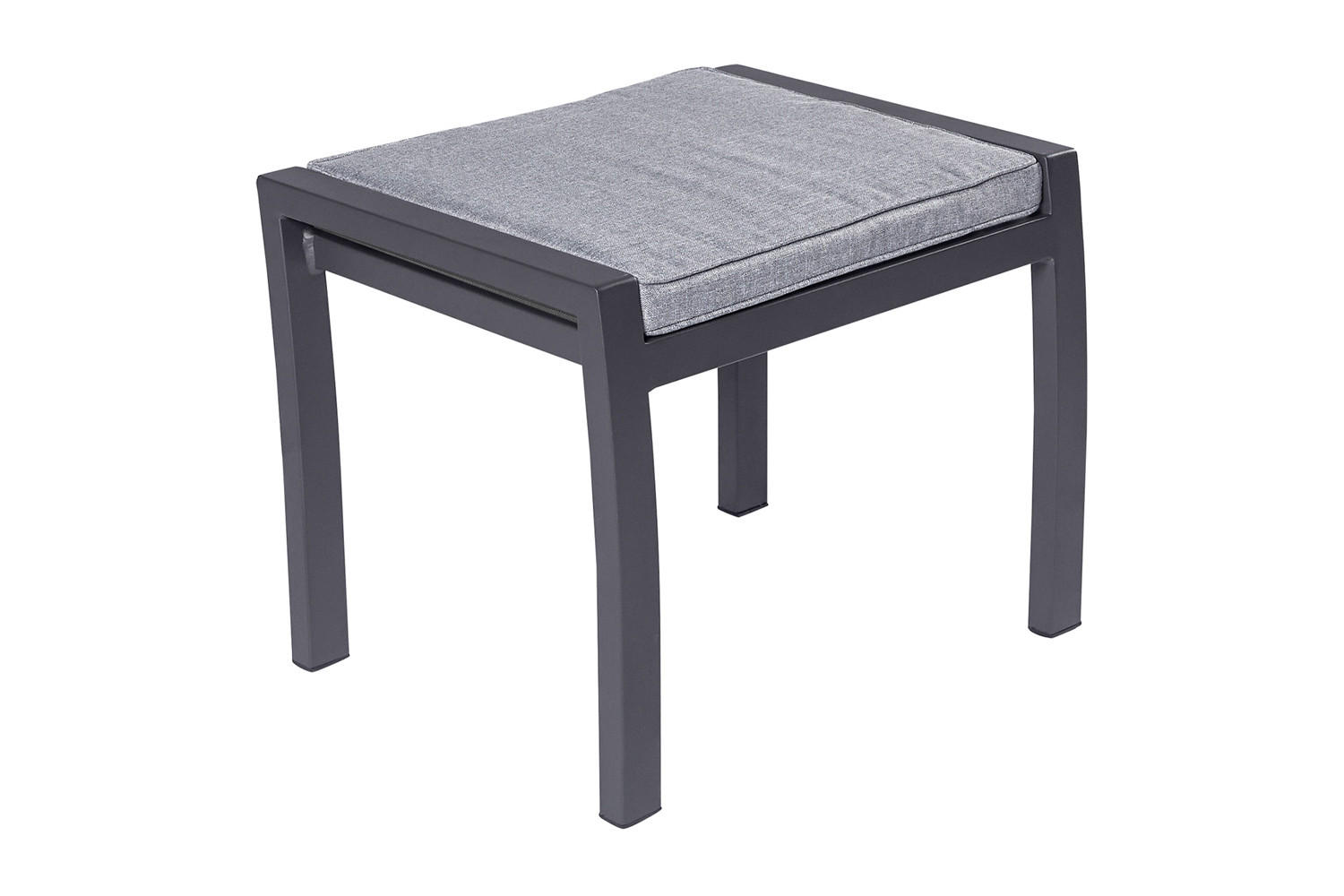 GARTENHOCKER Kalifornien 60x47x45 cm, Metall, Anthrazit - Anthrazit, Metall (60/47/45cm) - dasmöbelwerk