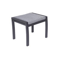 GARTENHOCKER Kalifornien 60x47x45 cm, Metall, Anthrazit - Anthrazit, Metall (60/47/45cm) - dasmöbelwerk