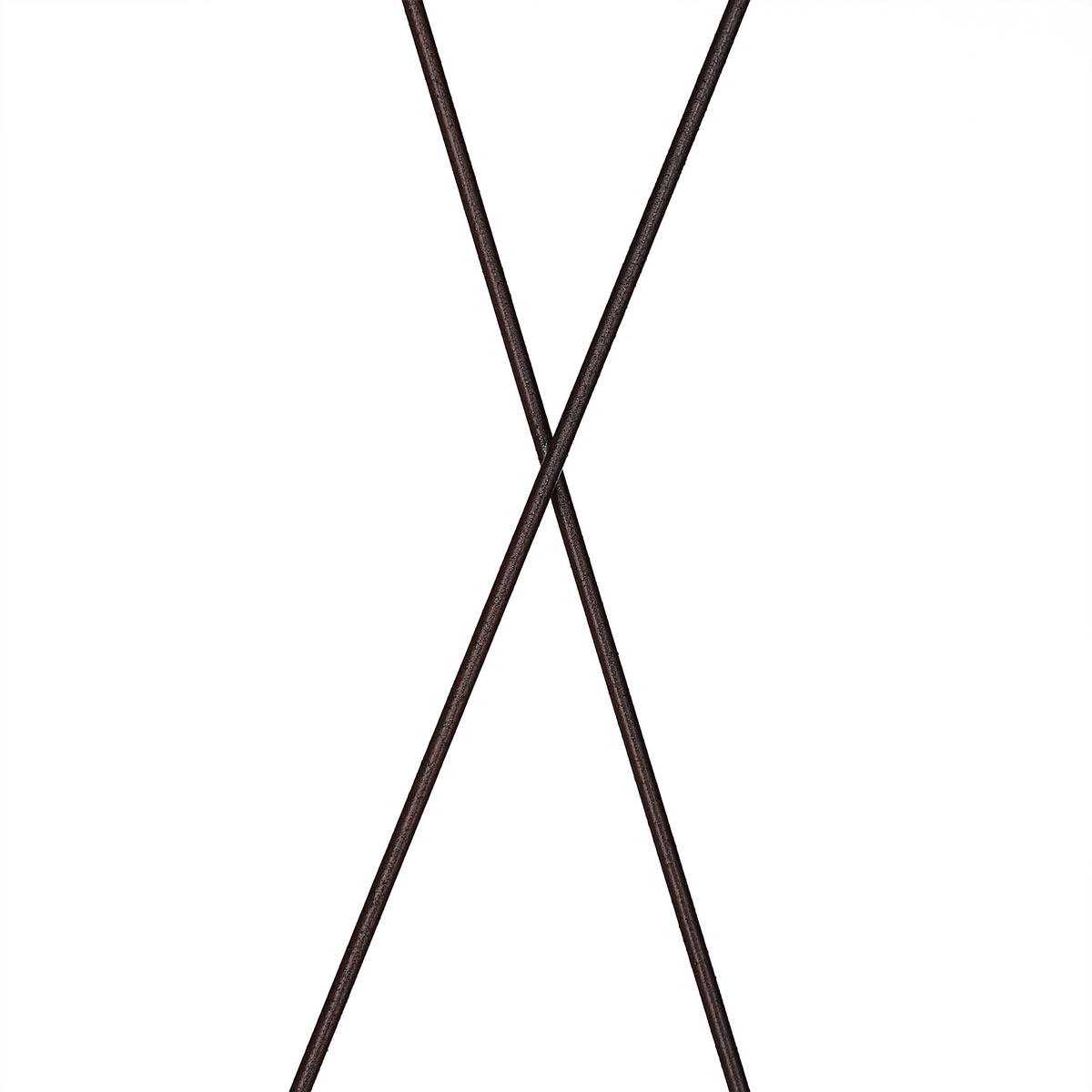 3XRANKGITTER - Dunkelbraun, Metall (145/127/1.5cm) - Relaxdays