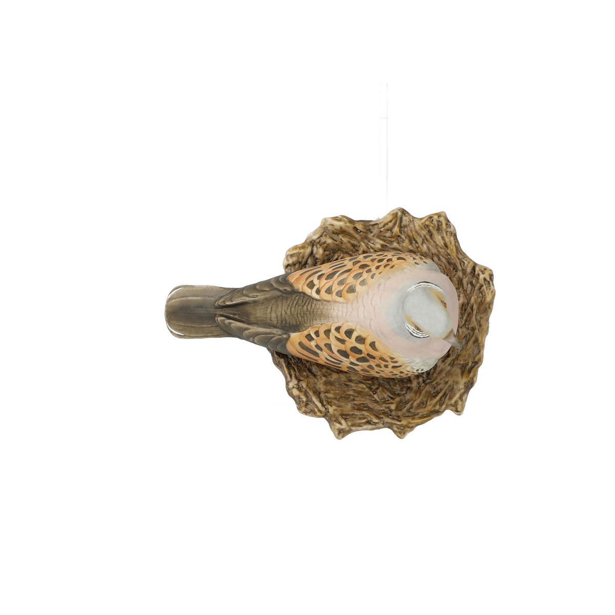 SKULPTUR Turteltaube Klein, Vogel des Jahres 2020, Porzellan, Bunt, 9.5 cm - Multicolor, Keramik (8.5/9.5/12cm) - Goebel