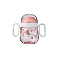 ANTITROPF-TRINKLERNBECHER 2.0 Mio Flowers & Butterflies 200 ml - Rosa, Kunststoff (0.2L) - Mepal
