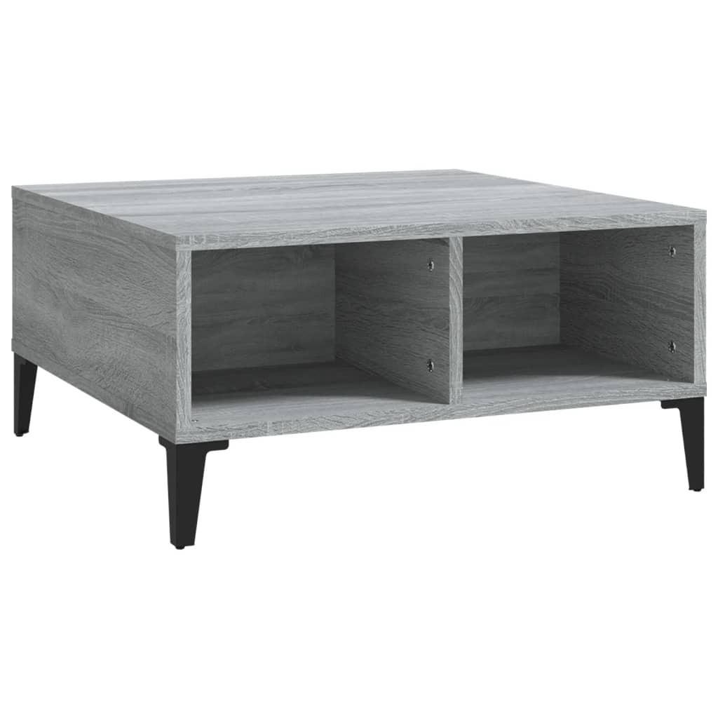 COUCHTISCH Grau Sonoma 60x60x30 cm Holzwerkstoff - Grau, Holzwerkstoff (60/60/30cm) - furnicato