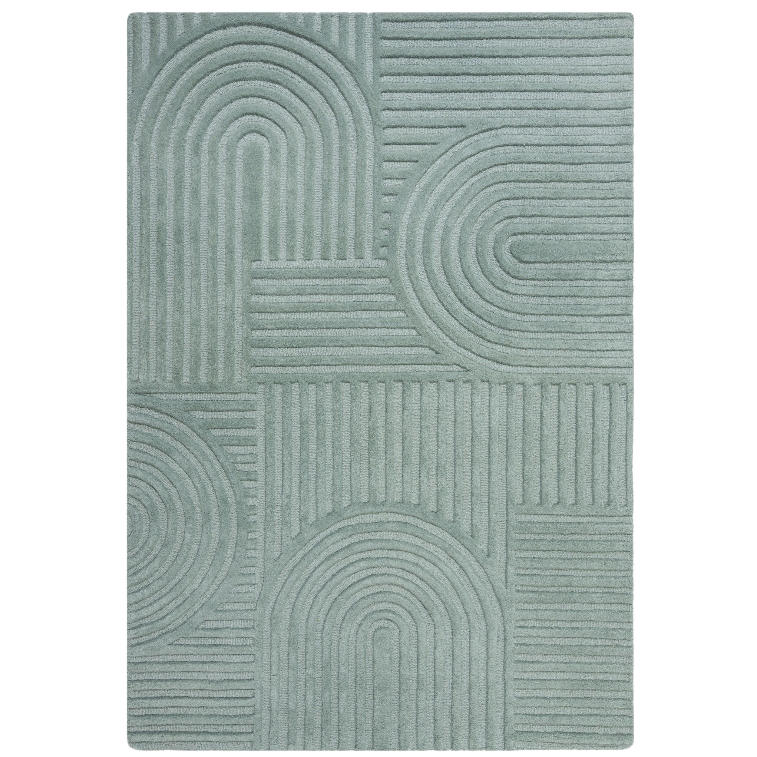 WOLLTEPPICH LEVEN 160/230 cm - Blau, Textil (230/160cm) - KADIMA DESIGN