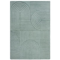 WOLLTEPPICH LEVEN 160/230 cm - Blau, Textil (230/160cm) - KADIMA DESIGN