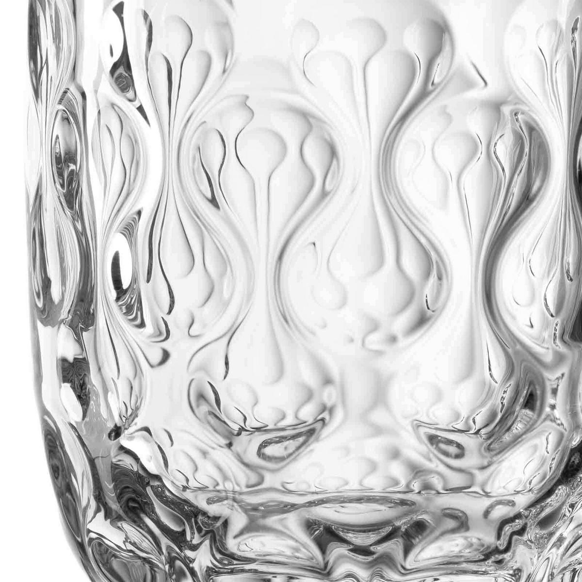 LATTE MACCHIATO GLÄSER (2) Gocce transparent 390 ml 6er Set - Transparent, Glas (0.39L) - Leonardo Living