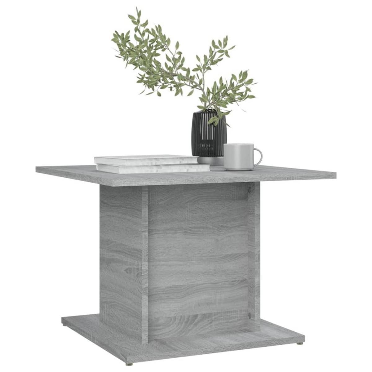 COUCHTISCH Grau Sonoma 55,5x55,5x40 cm Holzwerkstoff - Grau, Holzwerkstoff (55.5/55.5/40cm) - furnicato