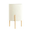 TISCHLAMPE Litto Braun Ø35/58 cm - Braun, Holz (35/35/58cm) - Light & Living