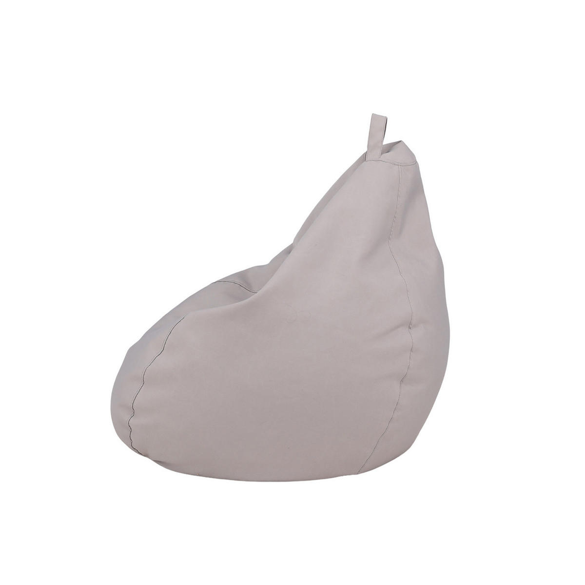 OUTDOOR SITZSACK - Beige, Textil (90/110/90cm) - home24