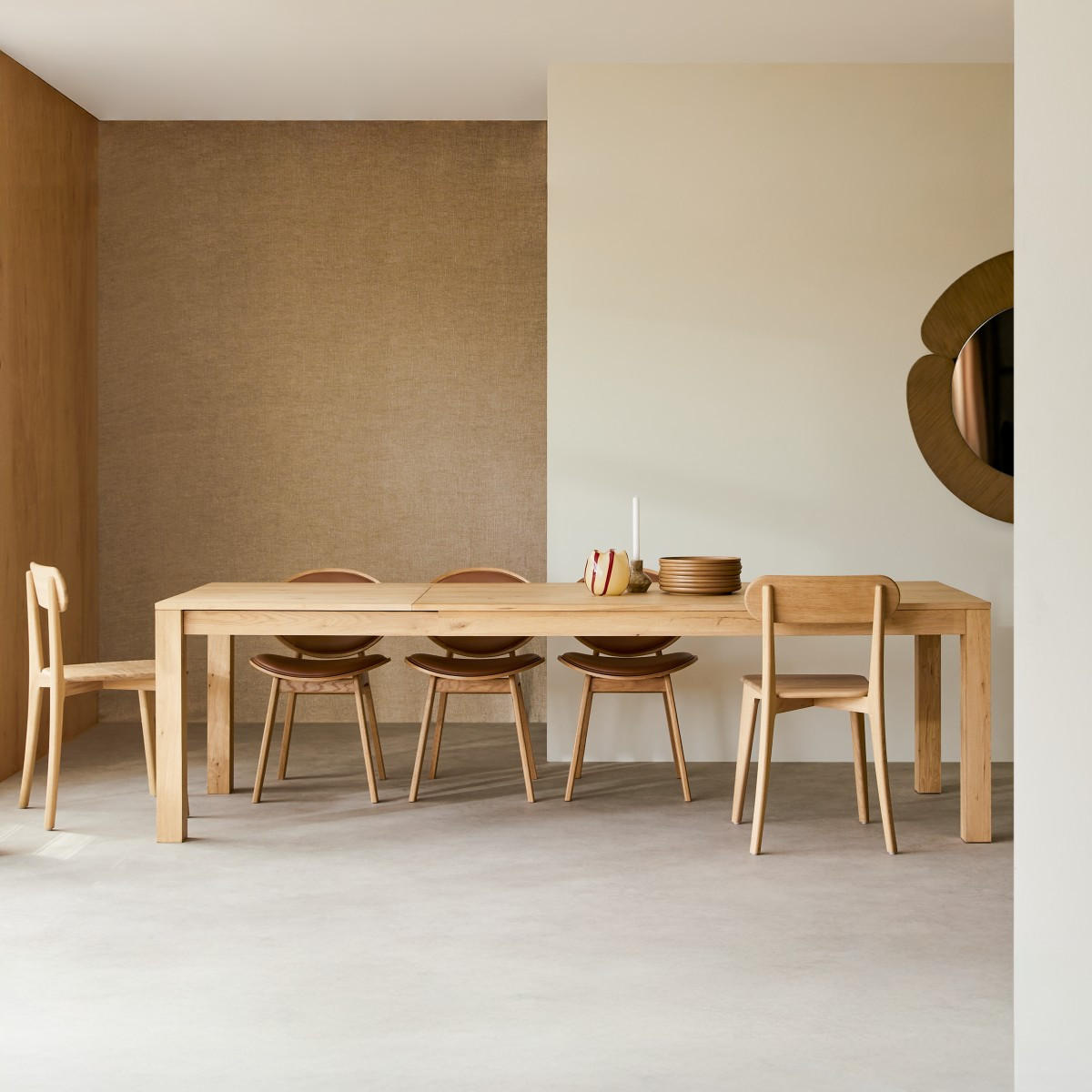 TISCH Eden Natur aus Eiche - Naturfarben, Holz (90/260/75cm) - Tikamoon