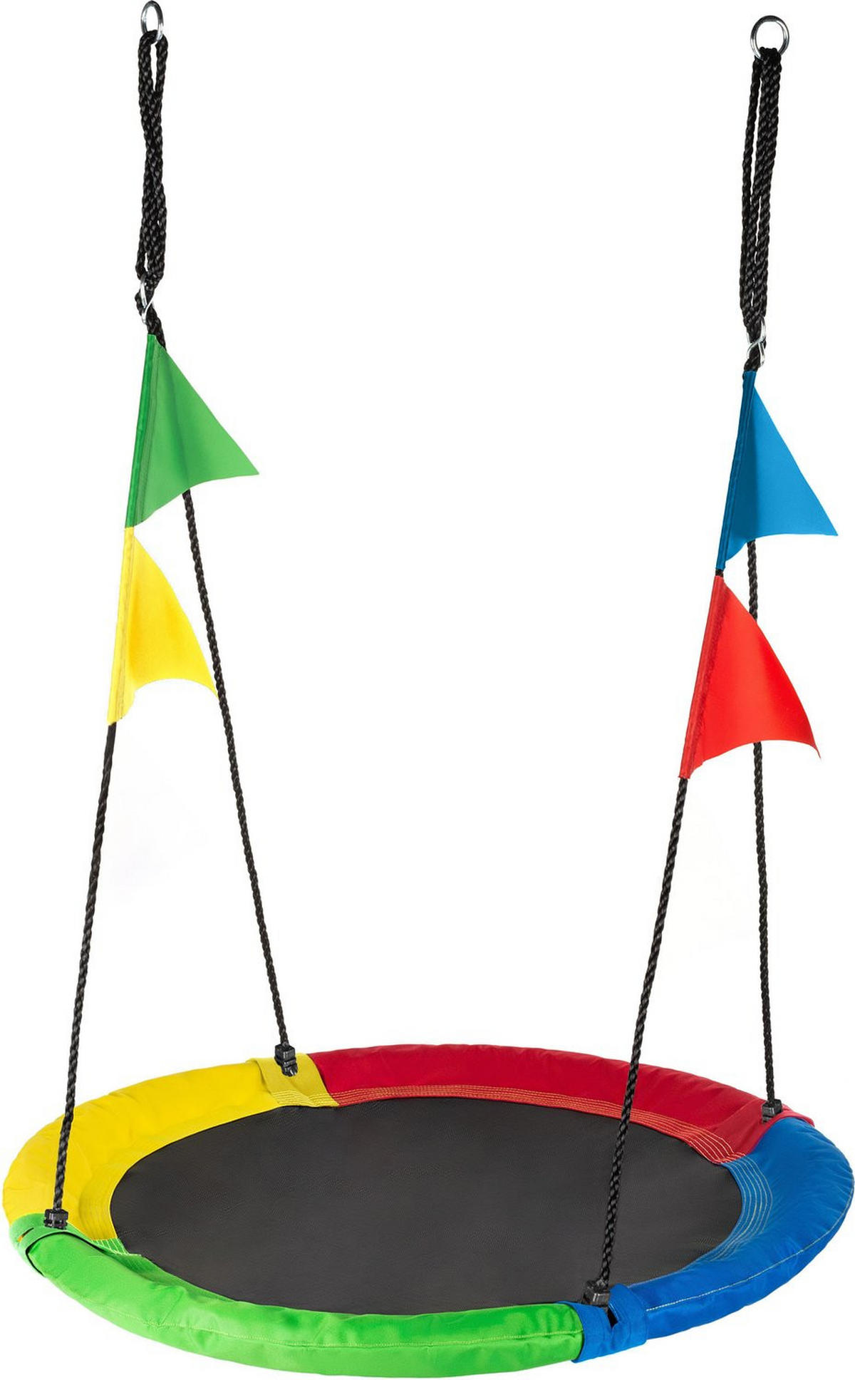 NESTSCHAUKEL bis 150 kg, 100 cm Durchmesser - Multicolor, Textil (100/160/100cm) - Luverno