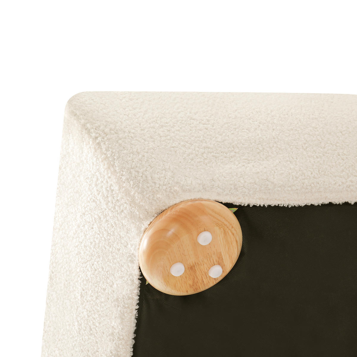 POLSTERBETT 140/190 cm in Beige Bouclé mit Bettkasten - Beige, Holzwerkstoff/Textil (140/190cm) - WISHDOR