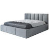 POLSTERBETT LISI 180x200 Hellgrau - Hellgrau, Textil (180/200cm) - A&J MöbelLand