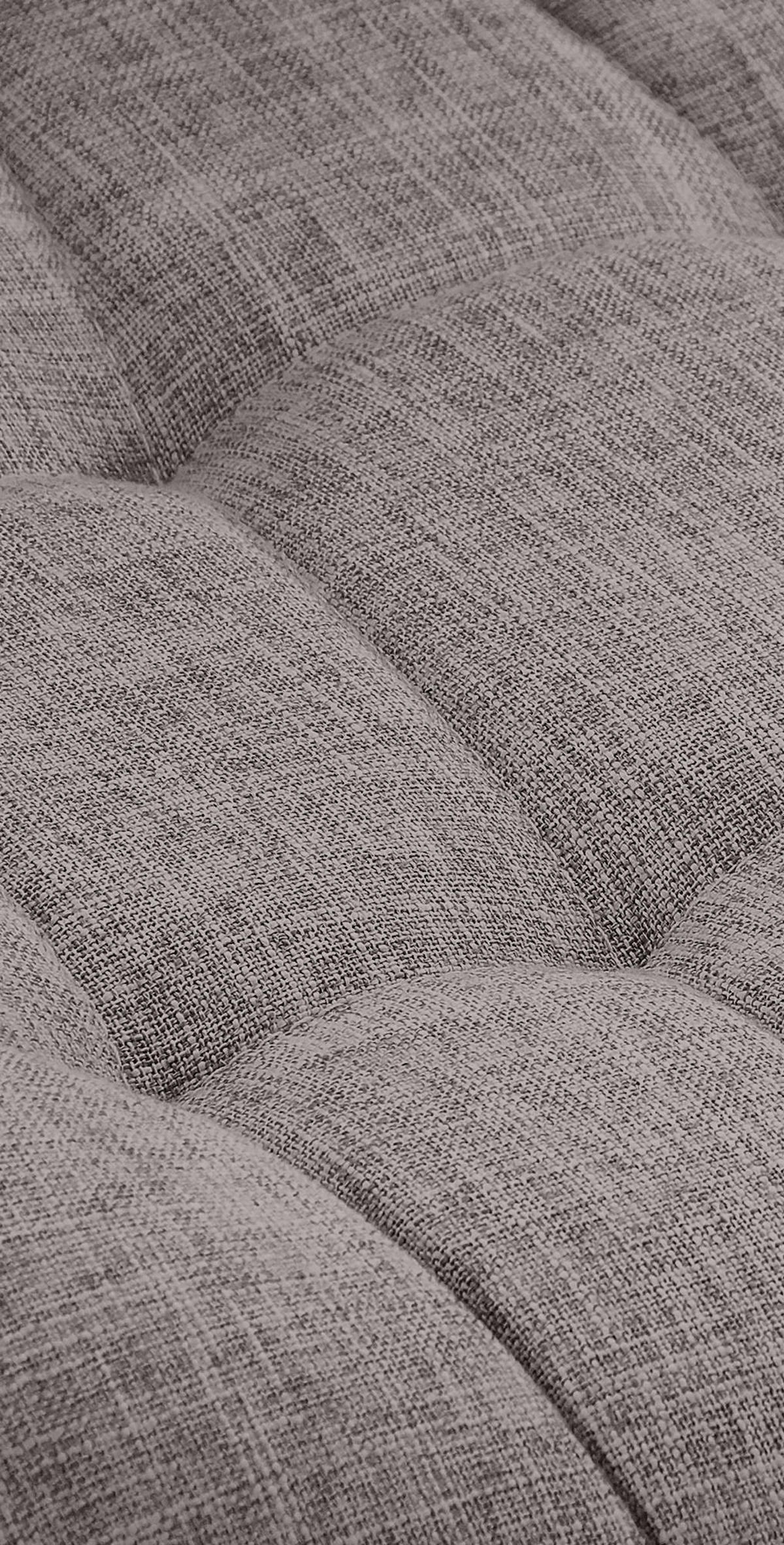 STUHL 2er Set Stoff hellgrau - Eukalyptusholzfarben/Hellgrau, Holz/Textil (50/88/63cm) - CLP