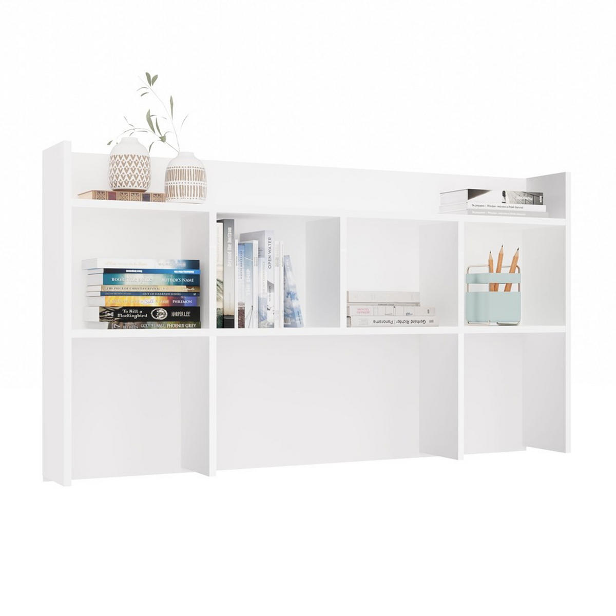 RAFT pentru masă de birou Alb 128/70/18 - alb, compozit lemnos (128/70/18cm) - RAUMHIRSCH FURNITURE