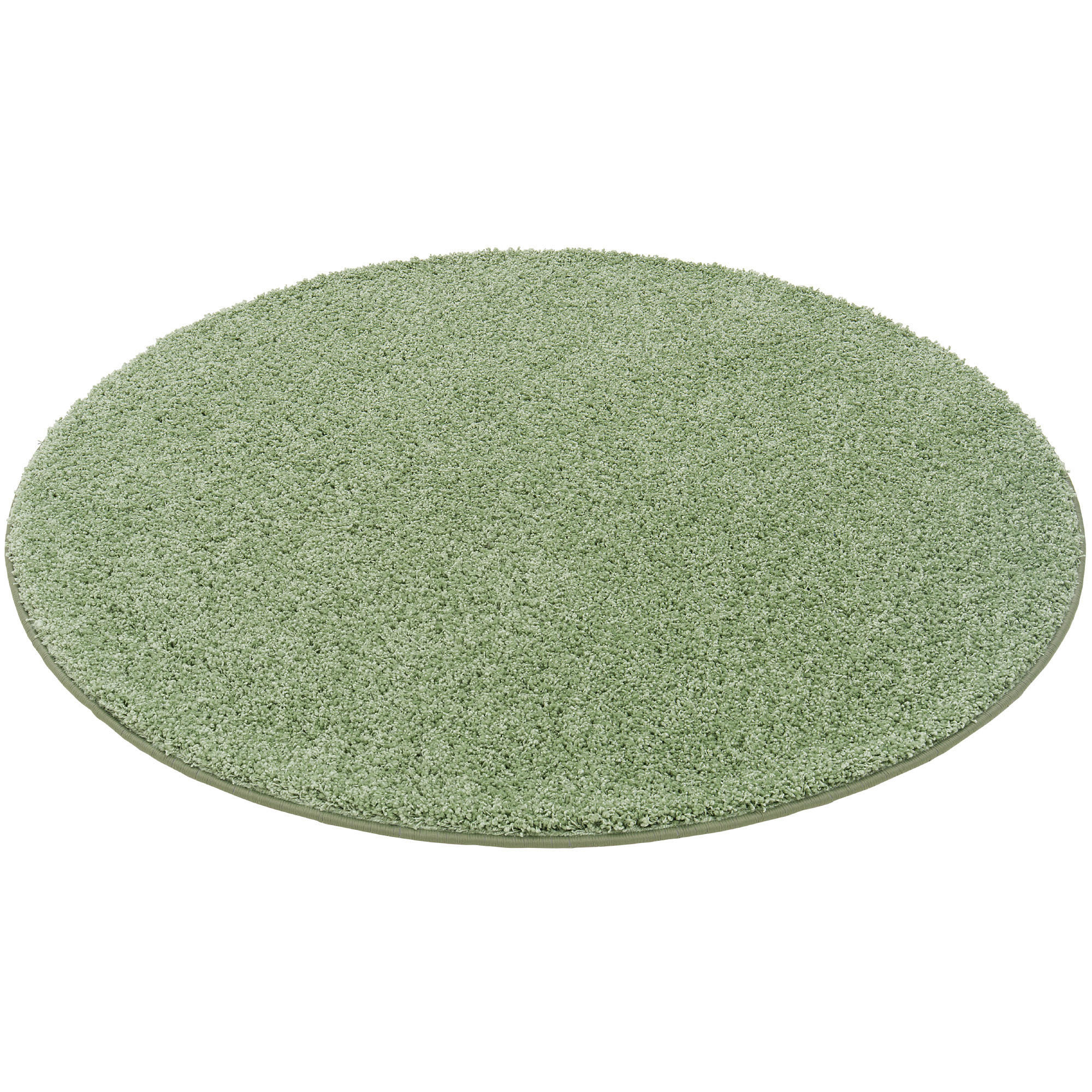 Thumbnail - Snapstyle Luxus, Mintgrün, Textil, 160x160 cm, Teppiche & Böden, Teppiche, Hochflorteppiche & Shaggys