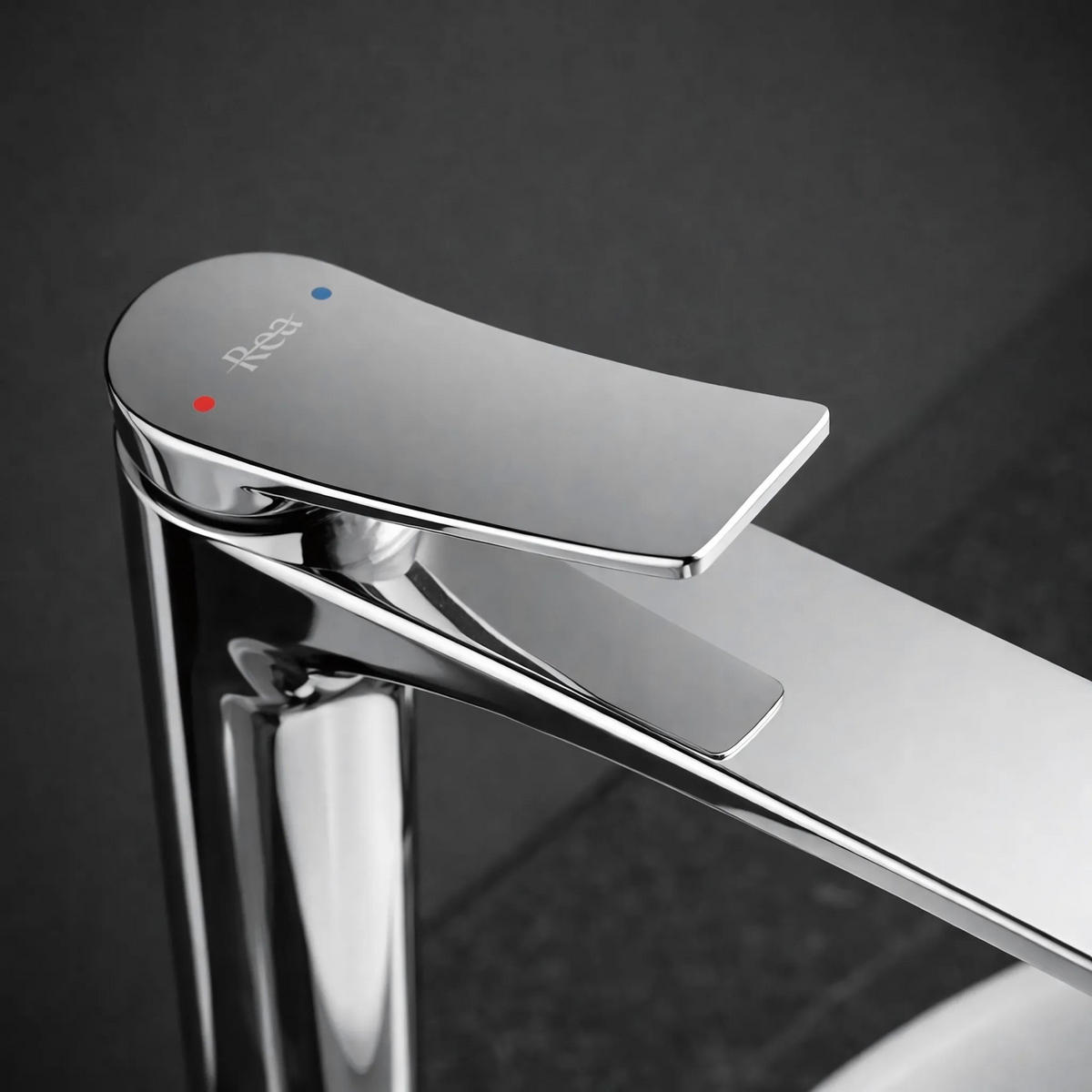WASCHBECKENARMATUR Premium Rea Vision Chrome High - Chromfarben, Metall (4.2/26.5/19.2cm) - REA