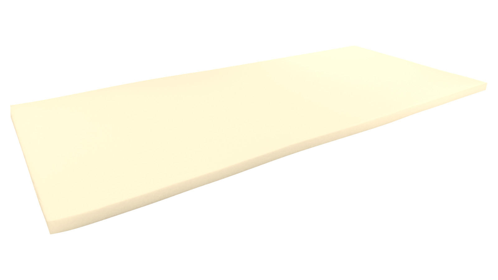 VISCO TOPPER ohne Bezug 100/200 cm - 4cm Höhe - Gelb, Textil (100/200cm) - AM Qualitätsmatratzen