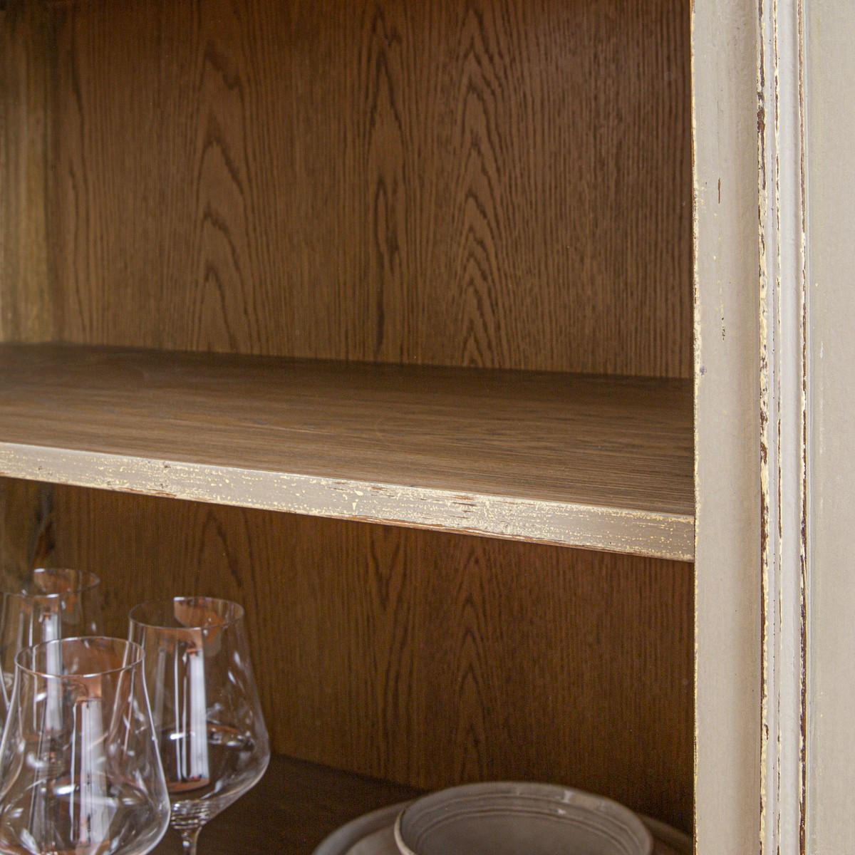 SIDEBOARD aus patiniertem Massivkiefernholz L195 cm - JOSEPHINE - Eschefarben, Holz (55/85/60cm) - Signature