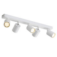 STRAHLER Roger 5-flammig 55/3/14 cm - Weiß, Metall (55/3/14cm) - Nettlife