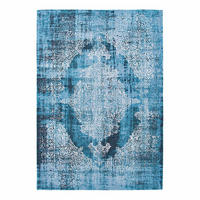 TEPPICH In-/Outdoor Flachgewebe TYPHOON Blau 240 x 340 cm - Blau, Textil (240/340cm) - Novatrend
