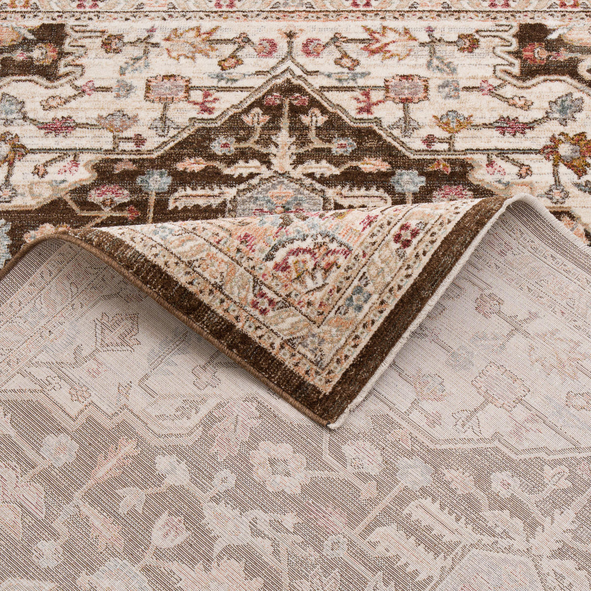 VINTAGE TEPPICH SORENA - Braun, Textil (160/240cm) - Pergamon