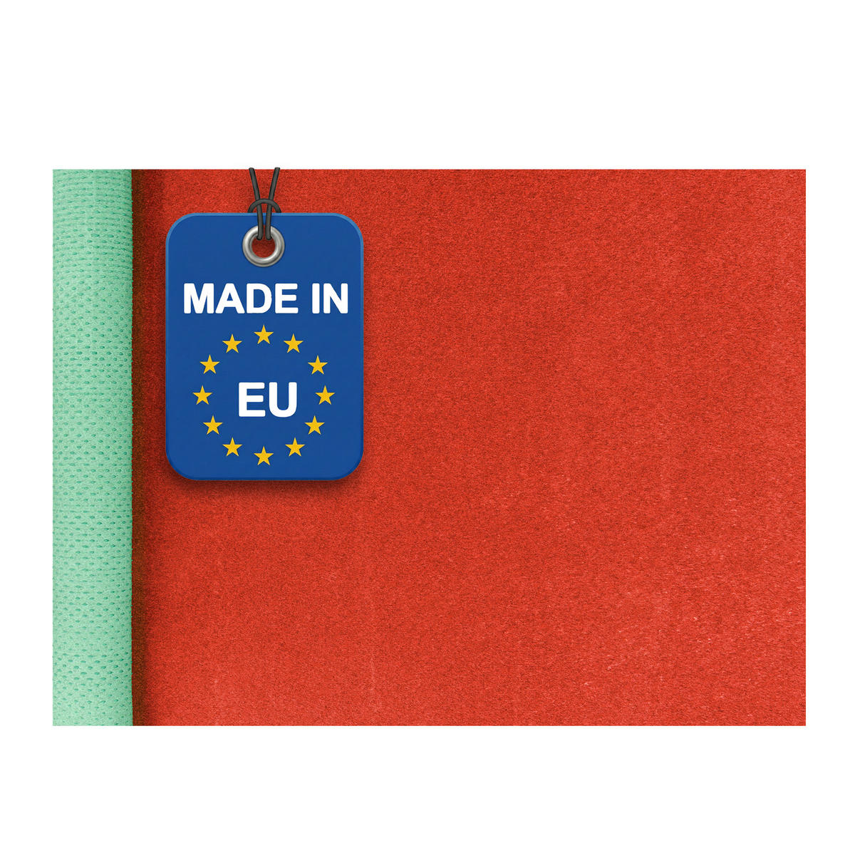 RASENTEPPICH PEMBA Rot 200/360 cm - Rot, Textil (200/360cm) - Tapiso