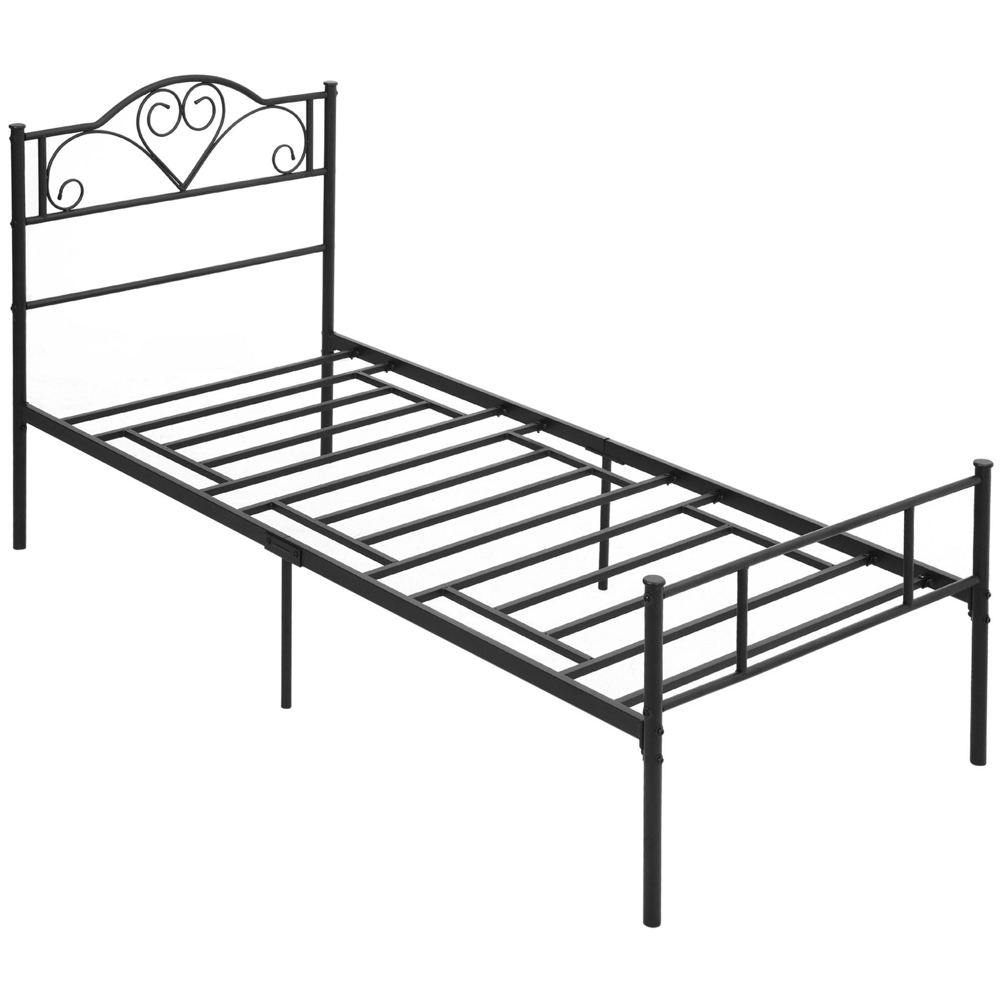 HOMCOM LŮŽKOVÝ rám z oceli 211/95/106 cm