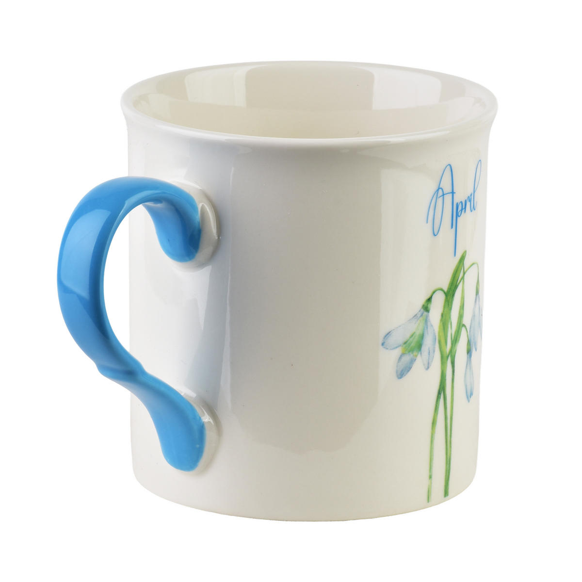 BECHER Mes blau 8.5/10/9 cm Porzellan - Blau, Keramik (0.32L) - Mondex