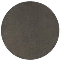 TREND VELOURS TEPPICH JOY RUND - Dunkelbraun, Textil (100/100cm) - Snapstyle