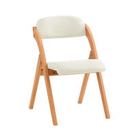 KLAPPSTUHL Weiß - Weiß, Holz (47/93/8cm) - SoBuy