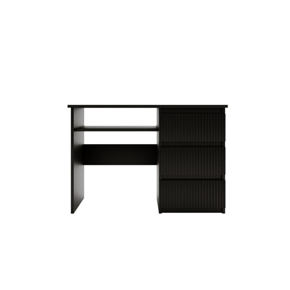 SCHREIBTISCH Dexi - Schwarz - Schwarz, Holzwerkstoff (47/110/75cm) - Möblo