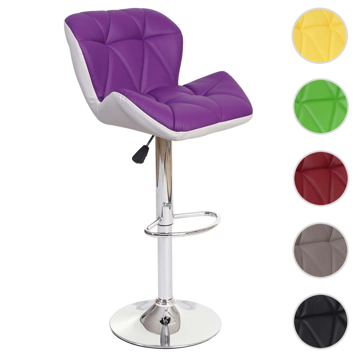 BARHOCKER Violett - Violett, Textil (44/106/49cm) - MCW