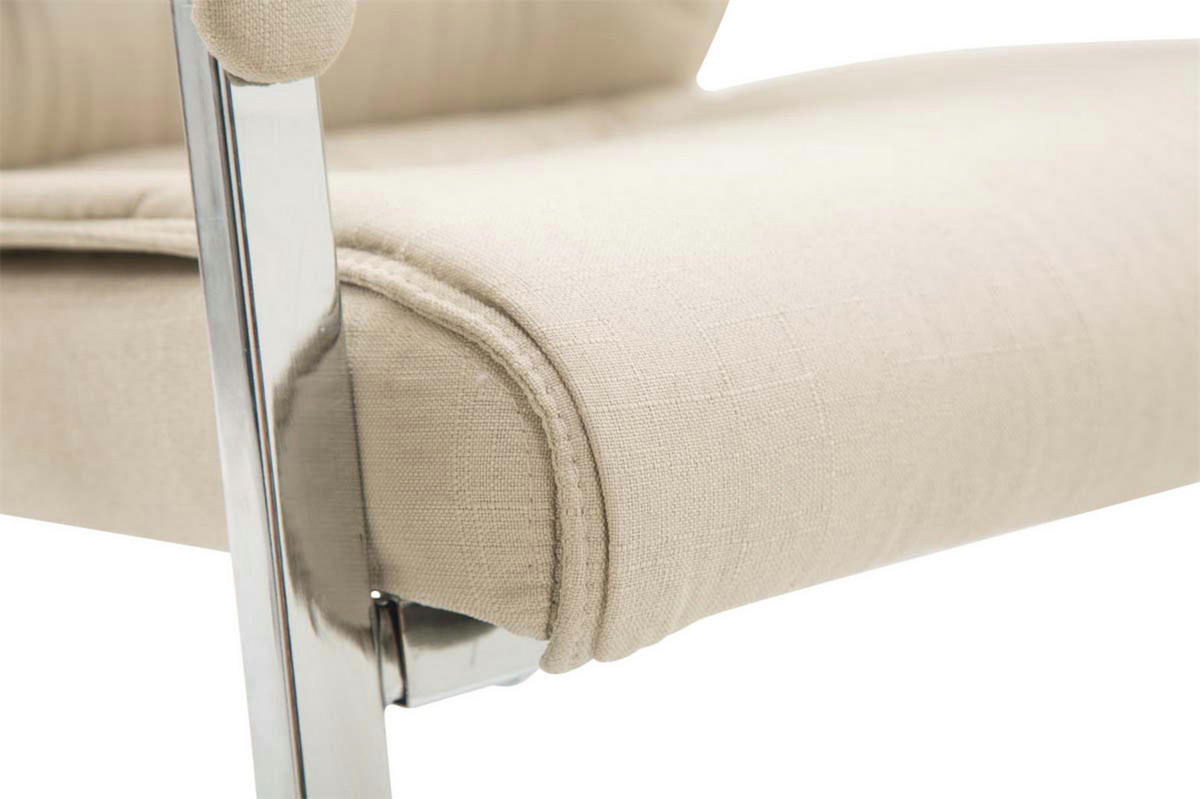 SCHWINGSTUHL 2er Set Stoff creme - Creme, Textil/Metall (58/102/65cm) - CLP
