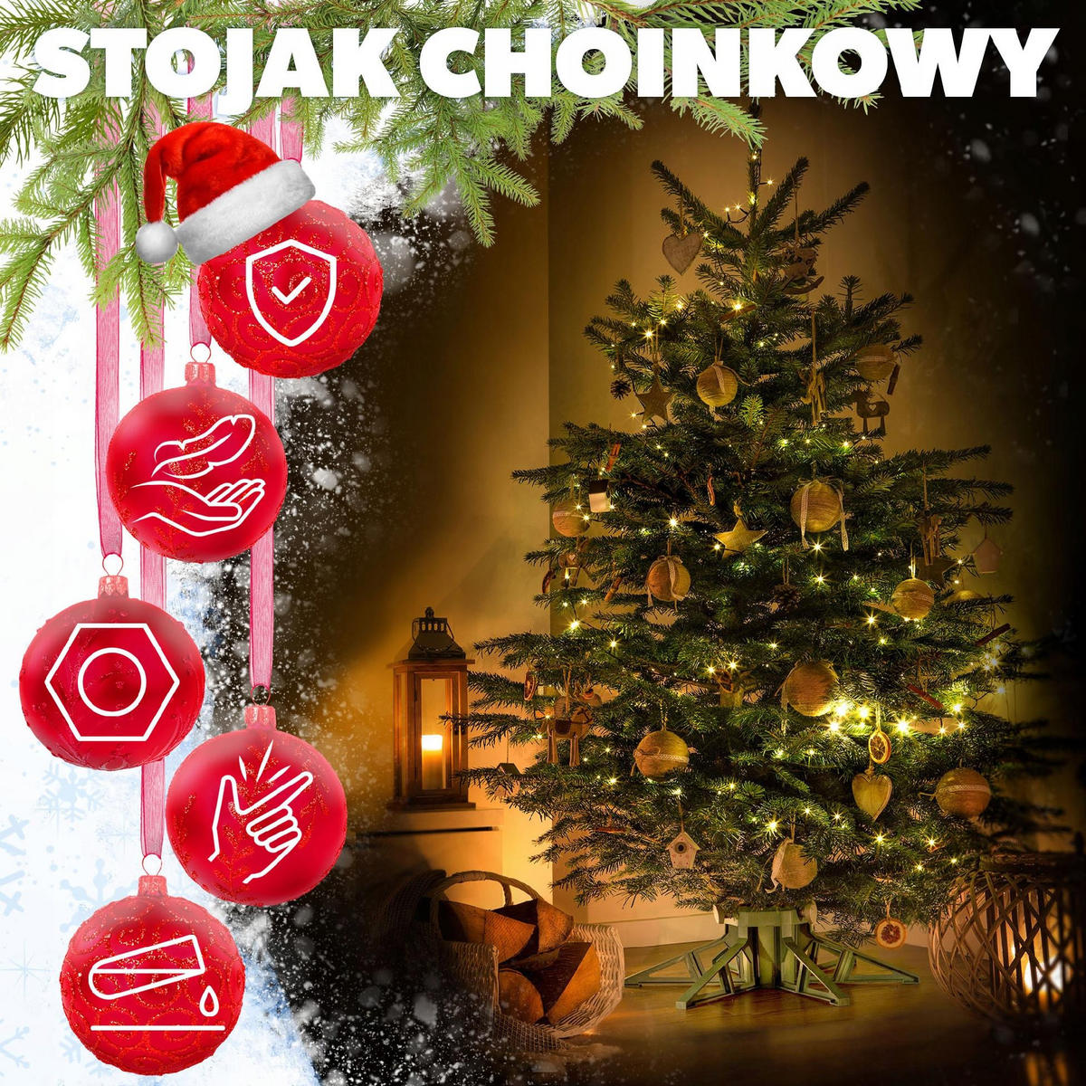 KADAX Weihnachtsbaumständer Christbaumständer bis 3,5 m - Grün, Kunststoff (19cm) - KADAX