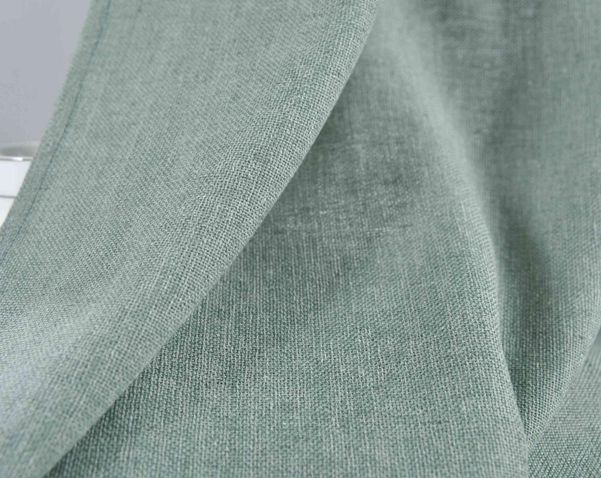 VORHANG 2ER SET »Essen« HxB 245x145 cm Grün - Grün, Textil (145/245cm) - Gardinenbox
