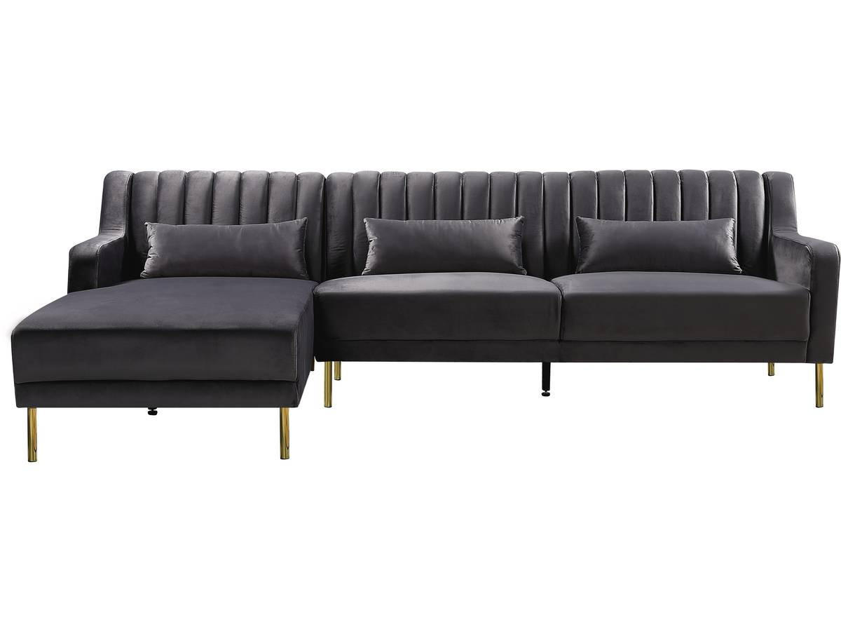 ECKSOFA oliver Grau - Grau, Textil (161/275cm) - Habitat Garten