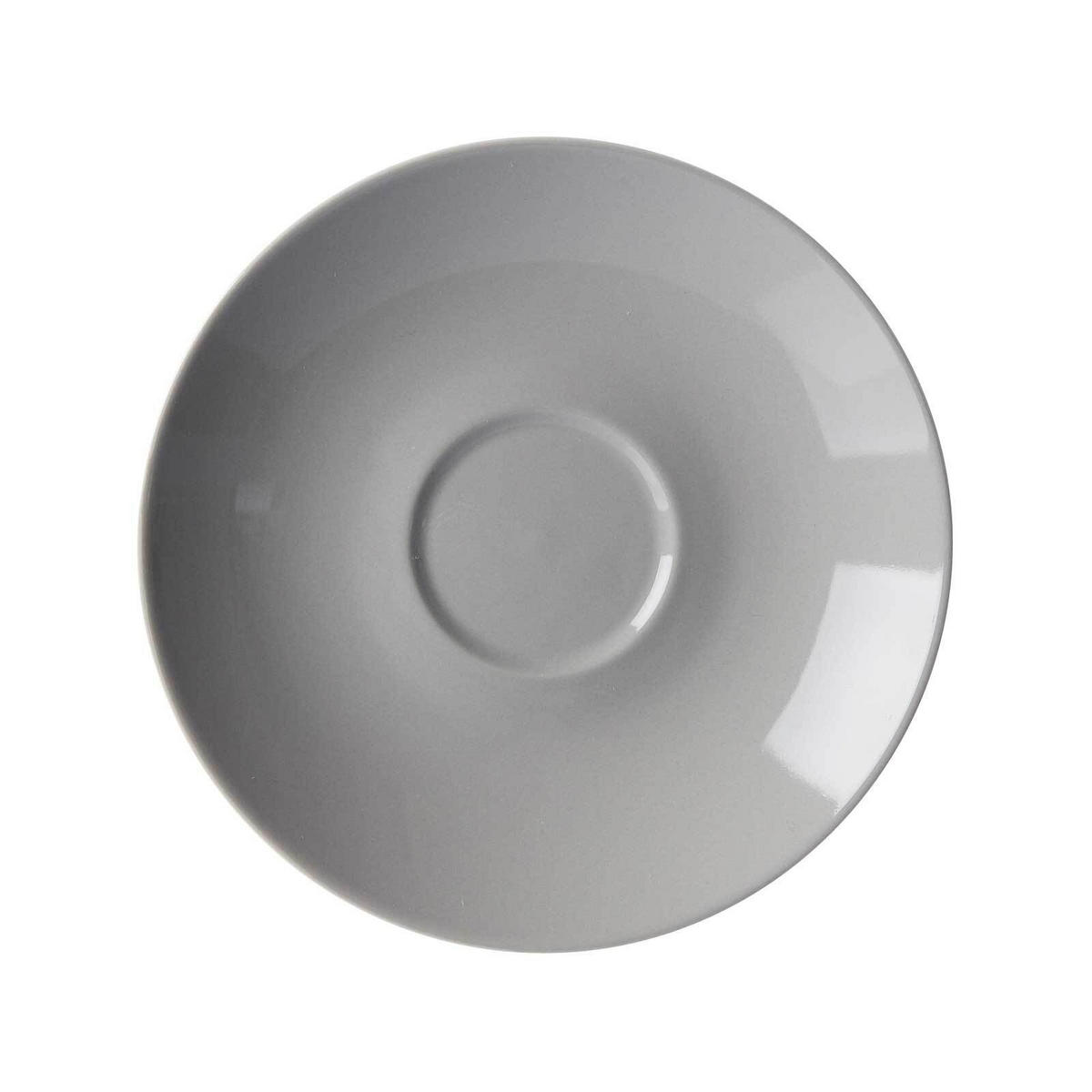 ESPRESSOTASSE MIT UNTERTASSE Doppio Grau 80 ml - Grau, Keramik (12/7/12cm) - Ritzenhoff Breker