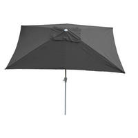 SONNENSCHIRM NEIGBAR Anthrazit - Anthrazit, Textil (192/295cm) - MCW