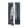 GARDEROBENPANEEL Wandpaneel Schwarz Hochglanz - Schwarz Hochglanz, Holzwerkstoff (120/28/2cm) - Vladon