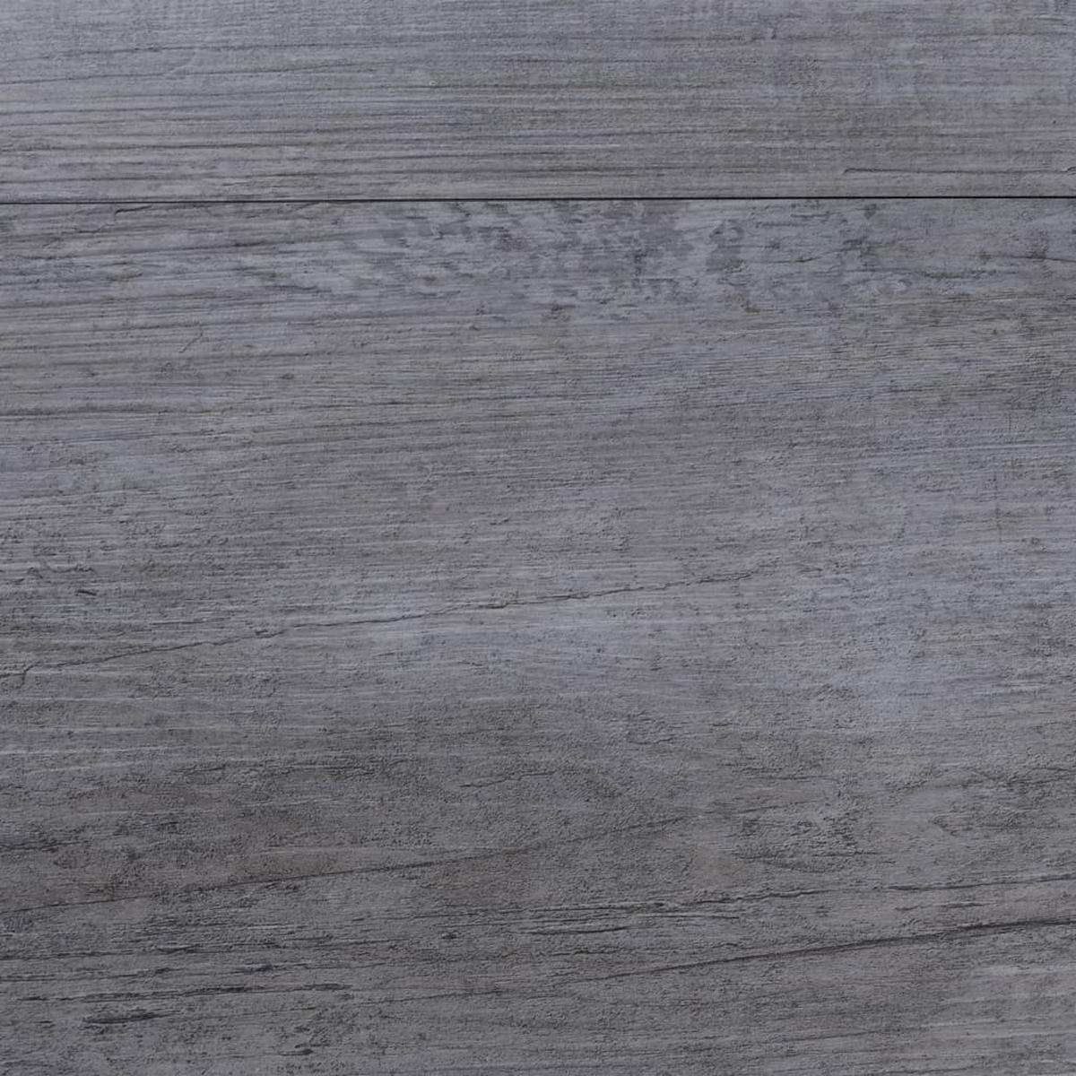 VINYLBODEN PVC-Dielen selbstklebend Holzgrau 5,02m² - Hellgrau, Kunststoff (91.5/15.2/1.3cm) - DELUKE