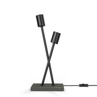 TISCHLAMPE Iks Tl - Schwarz, Metall (18/10/41cm) - Paco Home