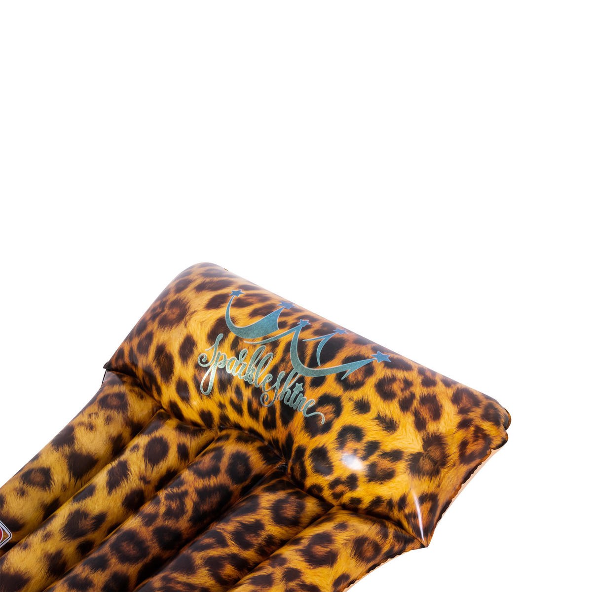 LUFTMATRATZE Leopard 169 x 69 x 25 cm mit 2 Luftkammern im Leo-Print - Multicolor, Kunststoff (169/69/25cm) - Avenli