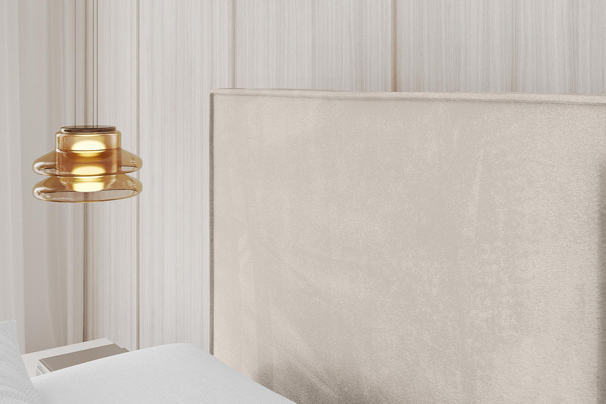 POLSTERBETT mit Bettkasten und Lattenrost, Bett mit Matratze H3/H4 - VANTO 180x200 Beige - Beige, Holzwerkstoff/Textil (180/200cm) - ALTDECOR