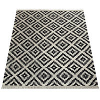 NATURFASERTEPPICH 120/170 cm Kenitra 500 - Schwarz, Naturmaterialien (120/170cm) - Paco Home