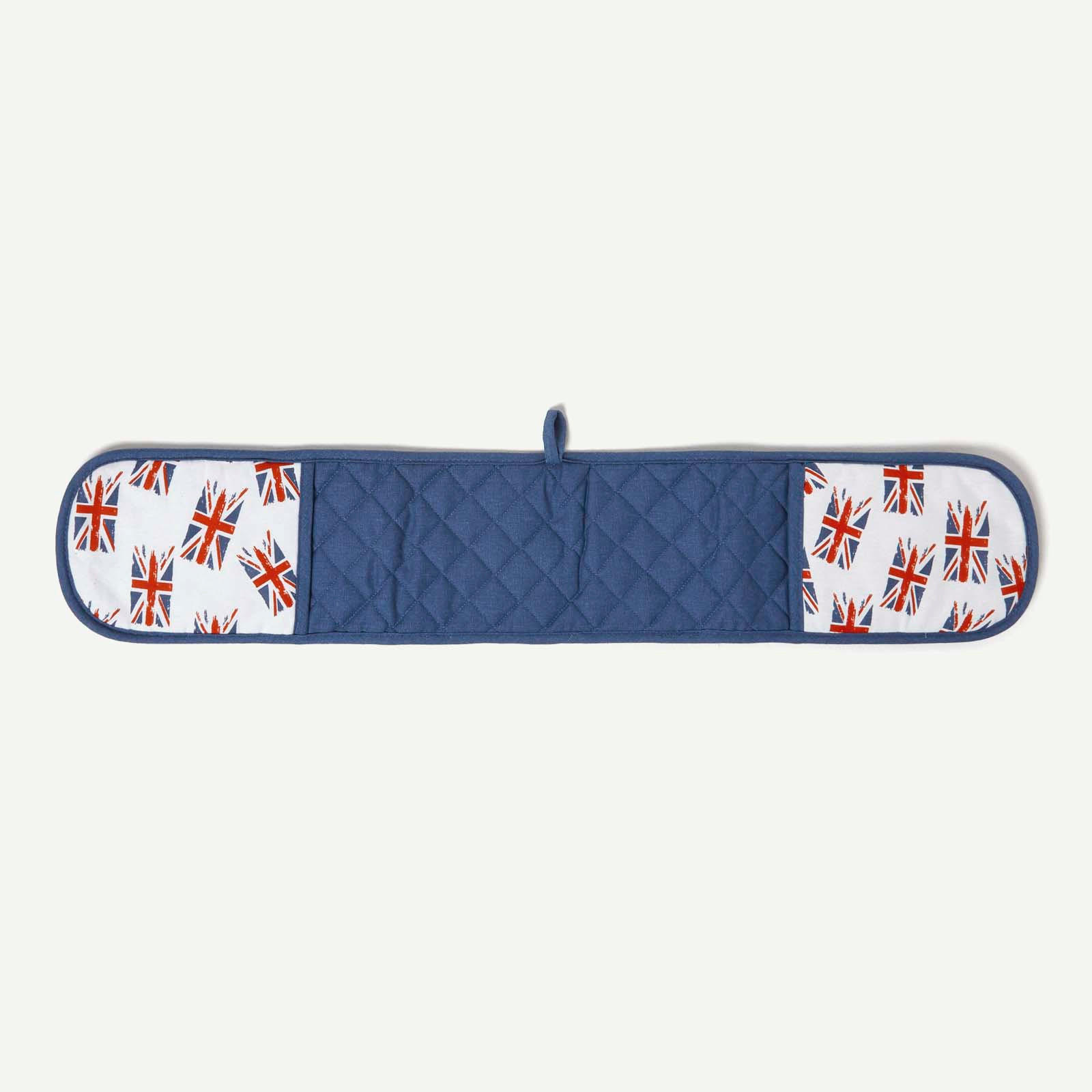 DOPPEL-OFENHANDSCHUH Union Jack, 18/85 cm, Baumwolle wattiert - Multicolor, Textil (18/85cm) - Homescapes