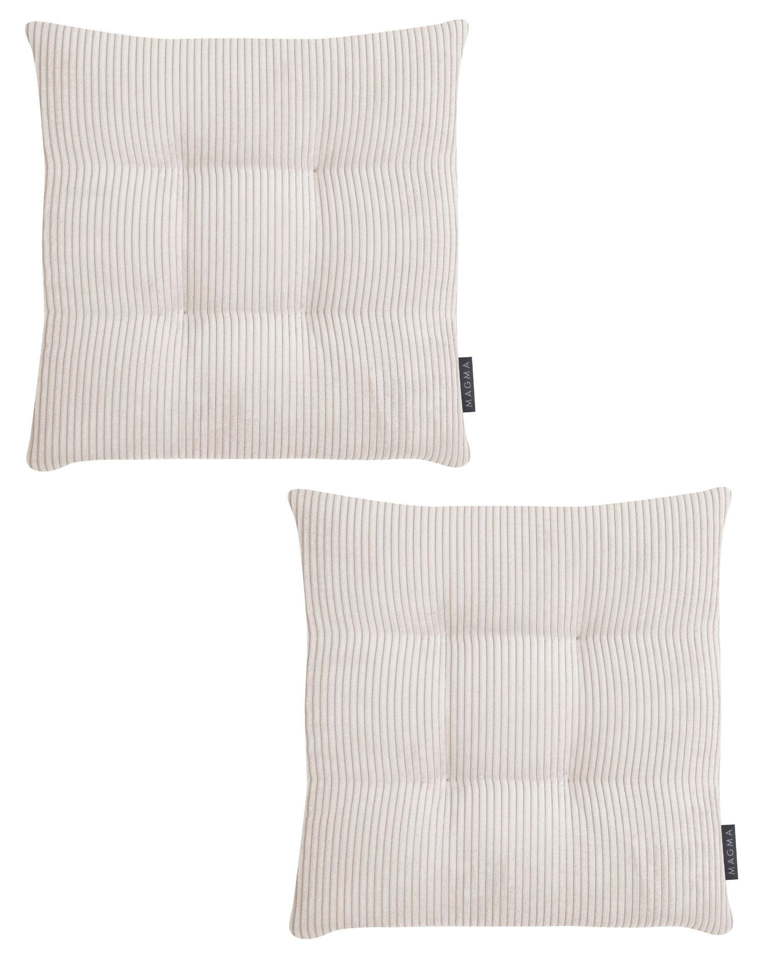 STUHLKISSEN 2er Set Inga - Naturfarben, Textil (35/35/5cm) - Magma Heimtexx